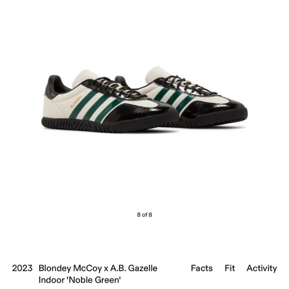 Blondey McCoy x A.B. Gazelle Indoor 'Noble Green nwt - Picture 6 of 6